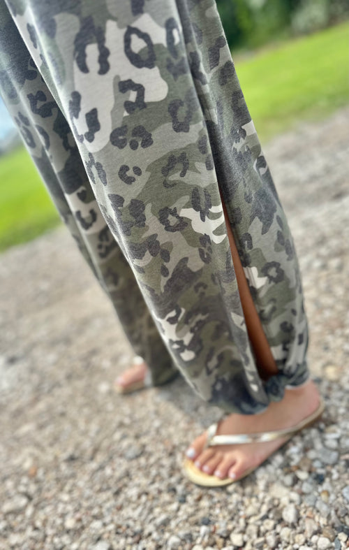 Love Like Mine Camo Leopard Pants