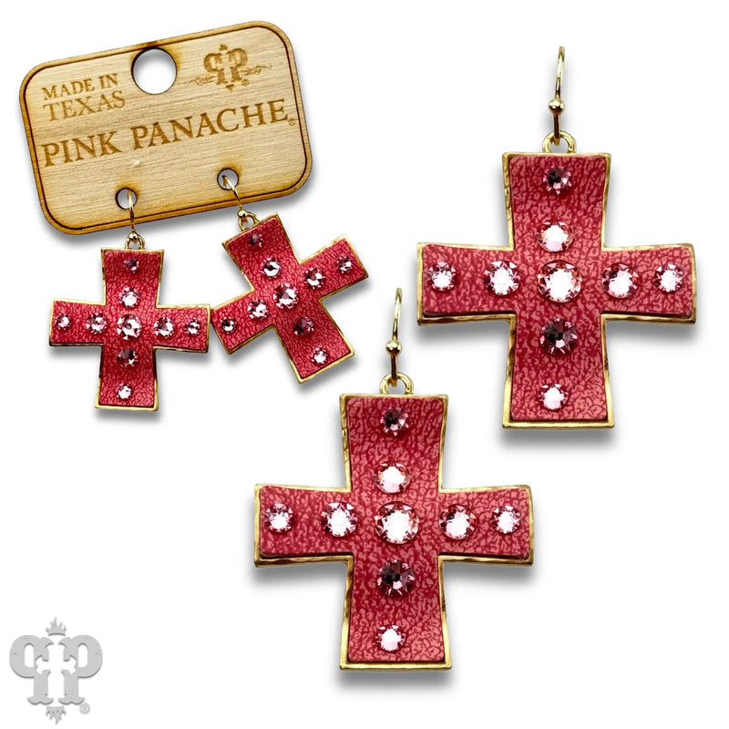 Falling Into Fall Earrings - Pink