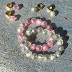 Sugarcloud Givré Glass Stretch Bracelet