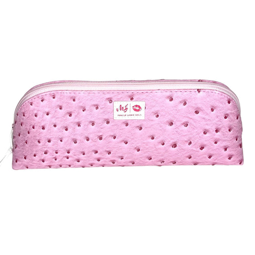 Blush Ostrich Joey Pouch