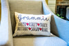12x18 Grandparent Pillow - Available in Burlap or Linen