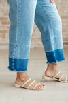 Olivia High Rise Wide Leg Crop Jeans