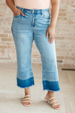 Olivia High Rise Wide Leg Crop Judy Blues