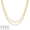 Double Strand Curb Chain Necklace