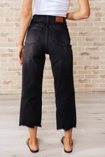 Ryan High Rise Button Fly Wide Leg Crop Judy Blue