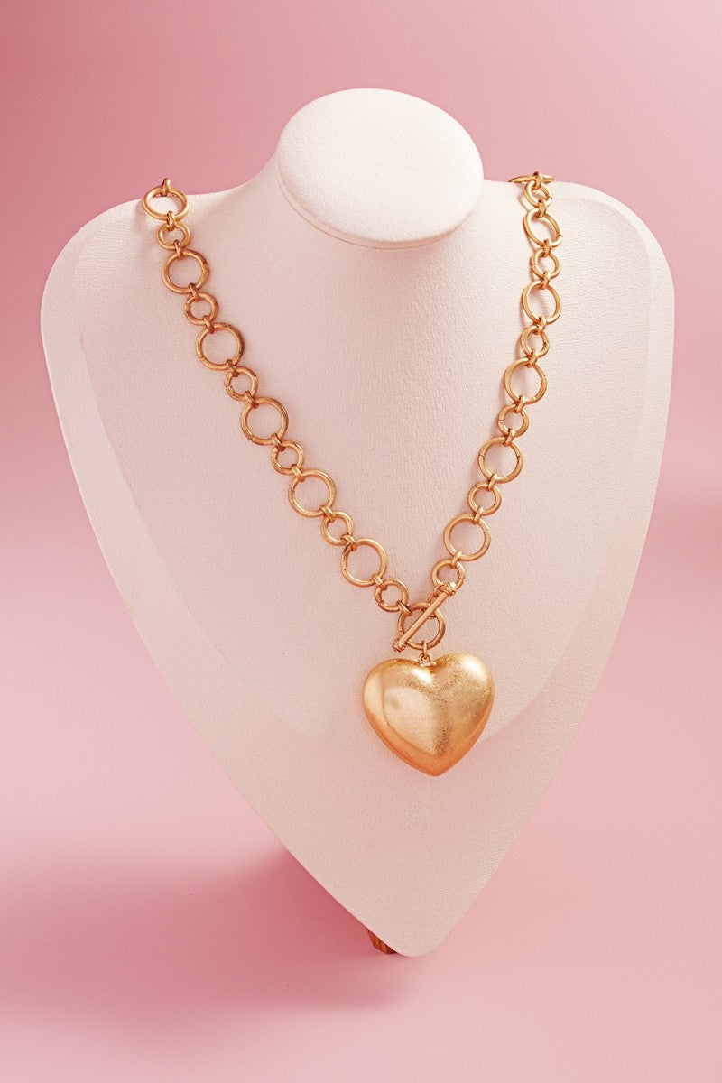 Chunky Heart Necklace