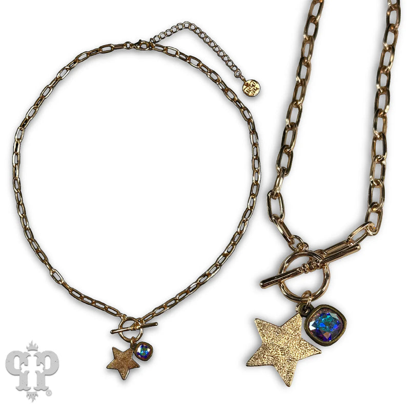 Gold Star Necklace