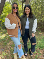 Corduroy Bomber Jacket in Two Colors