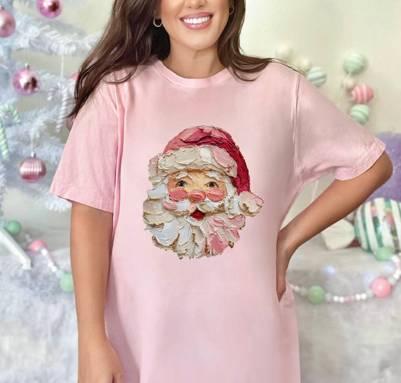 Painted Santa Tee