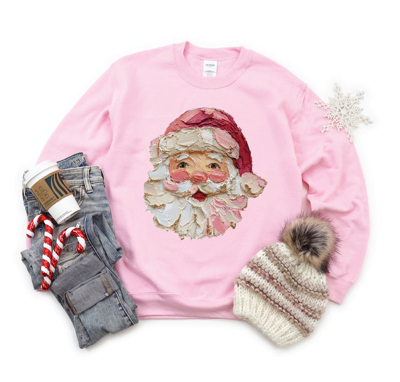 Painted Santa Sweatshirt