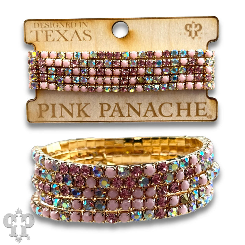 A Step Back Bracelet - Pink