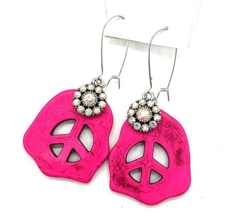 Be The Peace Earrings Rockin The Lace Boutique