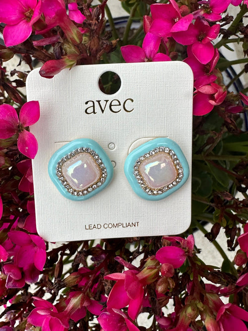 Beautiful Baby Turquoise Stud Earrings Rockin The Lace Boutique