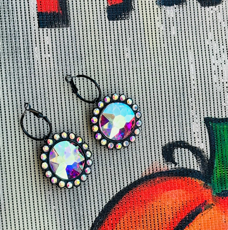Black Stone Earring Rockin The Lace Boutique
