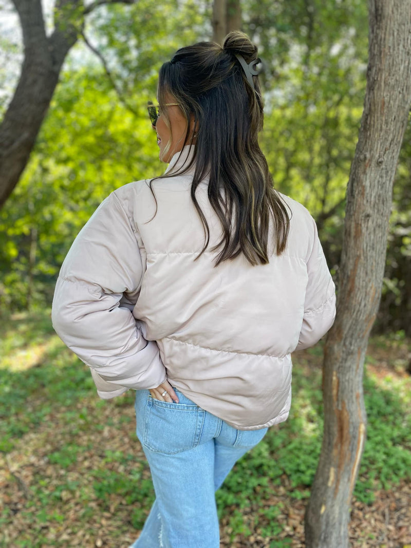 Touch of Blush Puffer Jacket