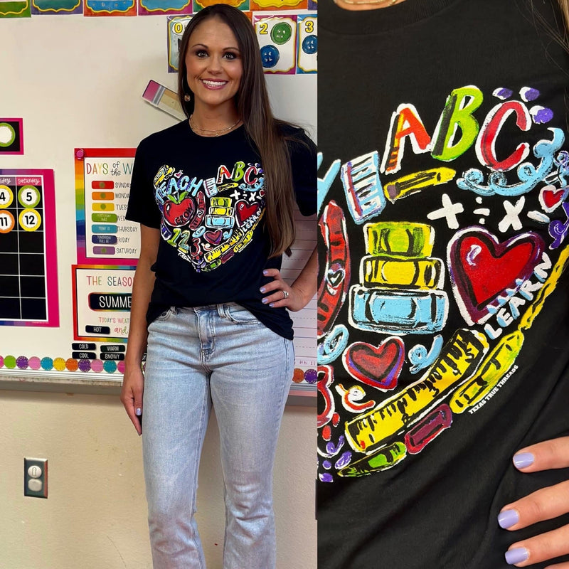 Callie Ann Back To School Tee Rockin The Lace Boutique