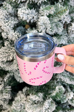 Candy Cane Travel Mug