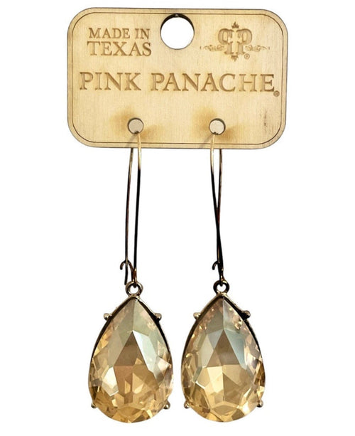 Champagne Love Earrings - Pink Panache Rockin The Lace Boutique