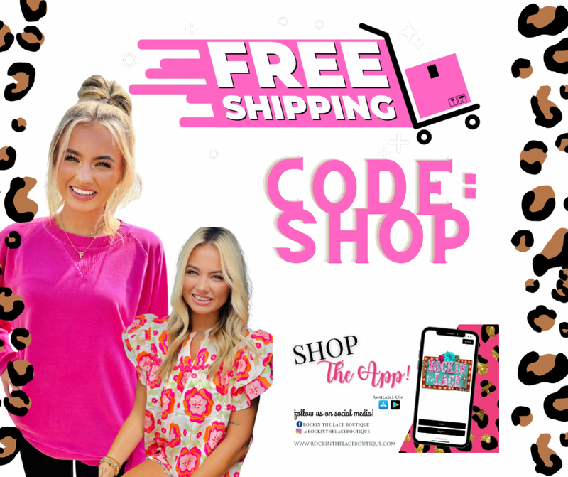 FREE SHIP ON THE APP!