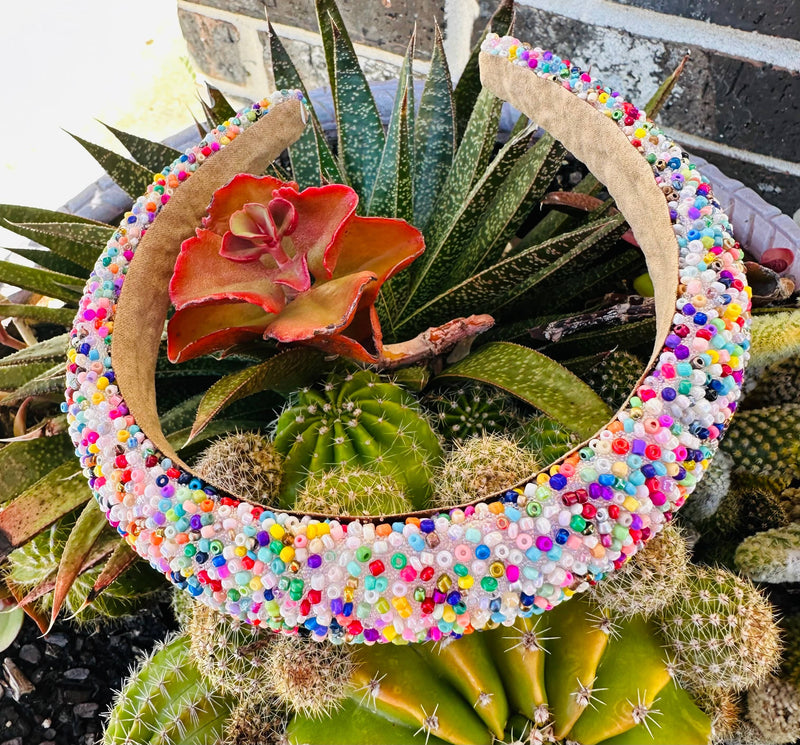 Colorful Beaded Headband Rockin The Lace Boutique