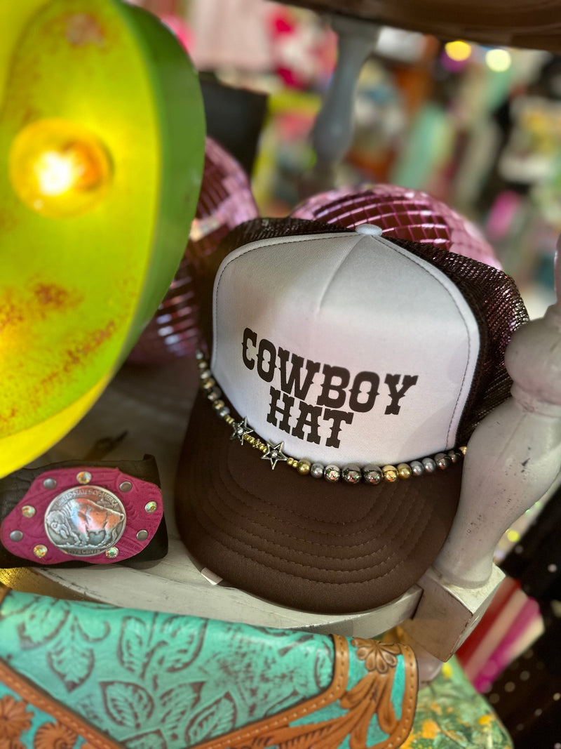 Cowboy Hat Trucker Hat Rockin The Lace Boutique