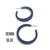 Keira Frosted Hoop Earrings