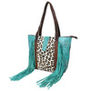 Dreamer Turquoise Leopard Bag Rockin The Lace Boutique