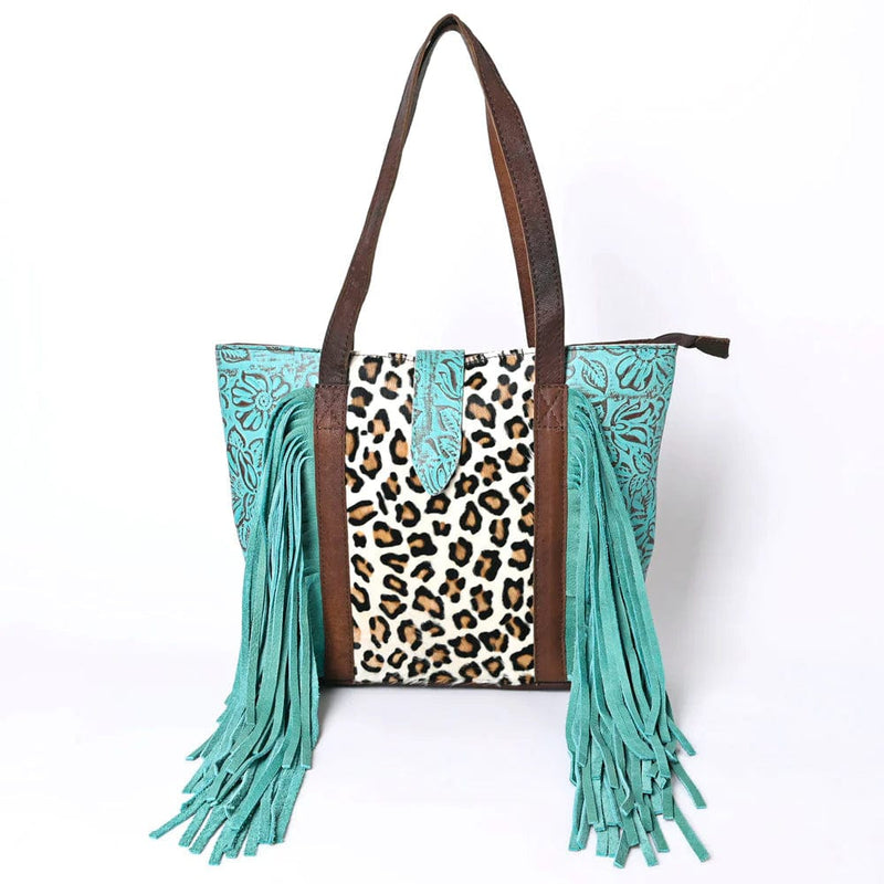 Dreamer Turquoise Leopard Bag Rockin The Lace Boutique