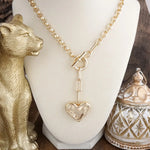 Heartline Glow Lariat Necklace