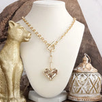 Heartline Glow Lariat Necklace