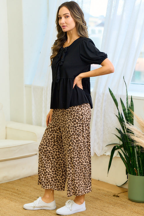 Keeping A Secret Animal Print Pants