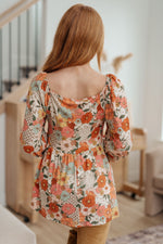 Fall For Florals Babydoll Top Womens Ave Shops