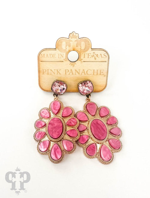 Far Away Pink Earrings - Pink Panache Rockin The Lace Boutique