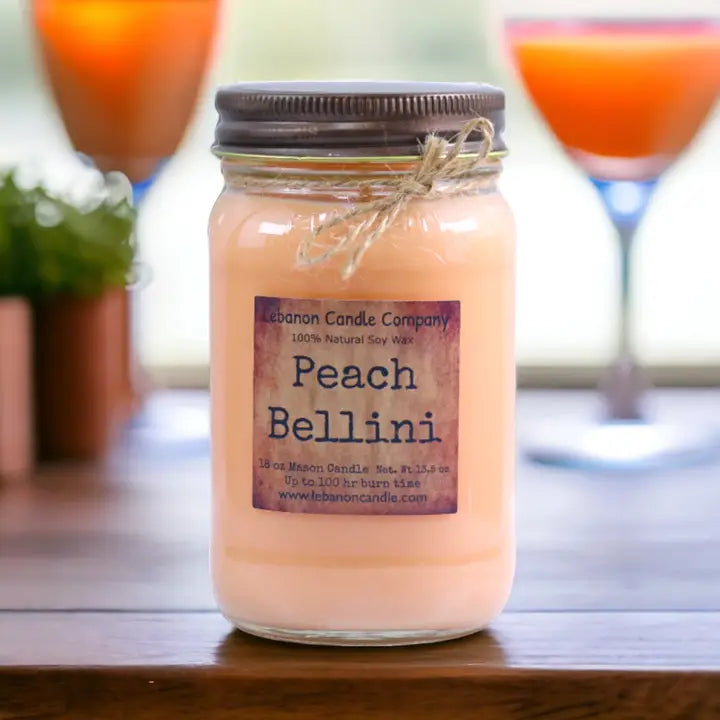 Peach Bellini Candle 16oz