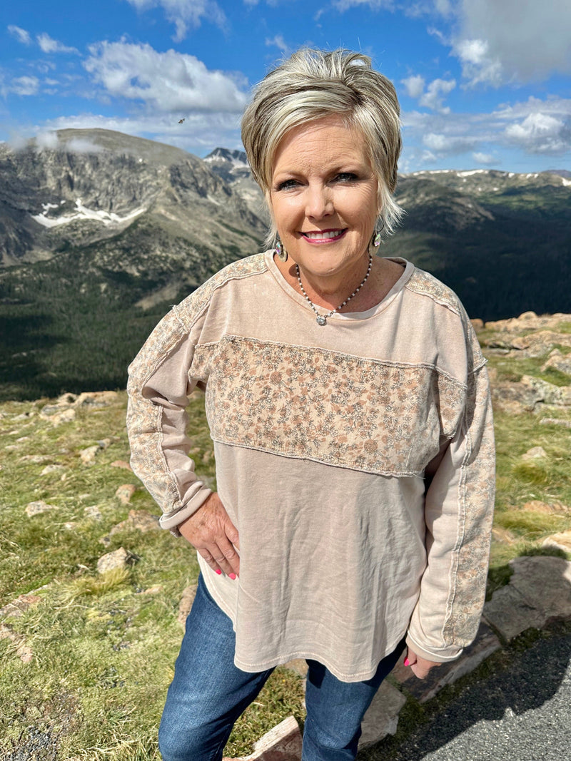 Fond Of You Floral Top Rockin The Lace Boutique