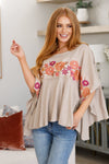 Isabel Embroidered Tunic Womens Ave Shops