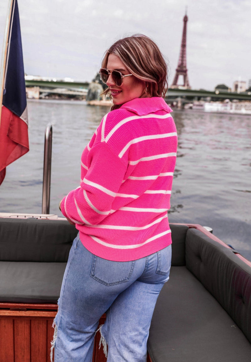 Jameson Quarter Zip Pullover Rockin The Lace Boutique