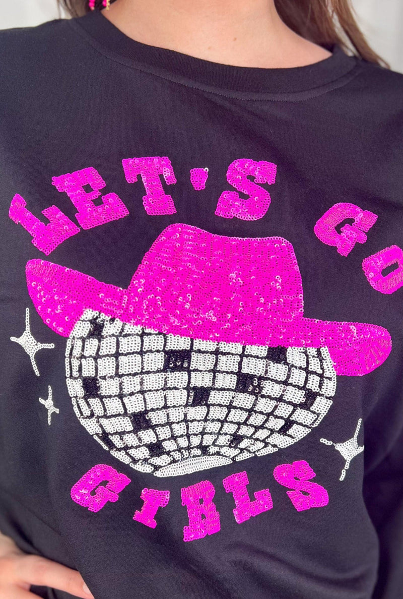Let’s Go Girls Sweatshirt *PREORDER ETA 2/1* Rockin The Lace Boutique