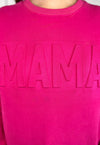 Mama Embossed Sweatshirt Rockin The Lace Boutique
