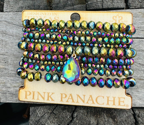 Mermaid Bracelet Set - Pink Panache Rockin The Lace Boutique
