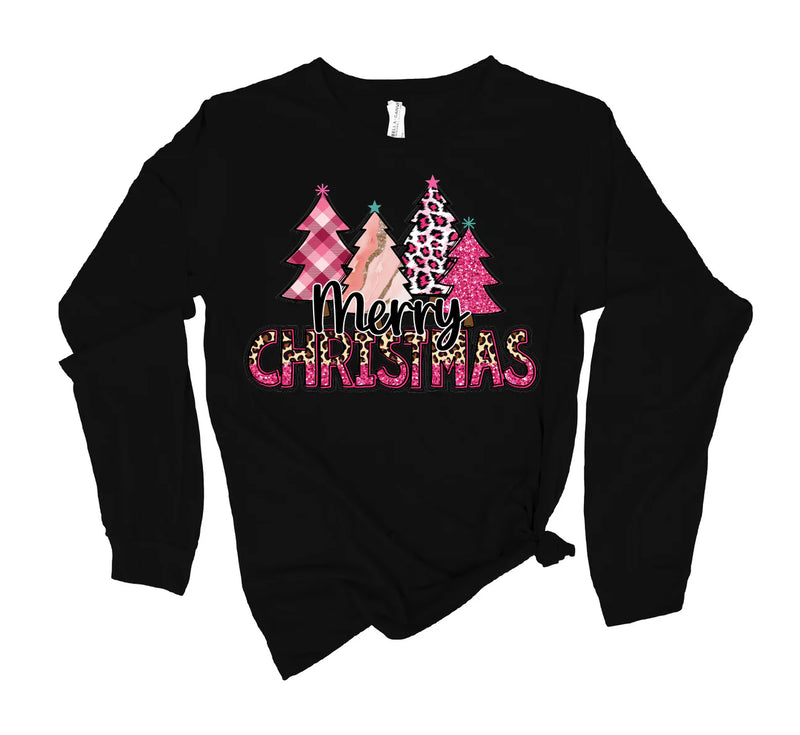 Pink Christmas - Long Sleeve