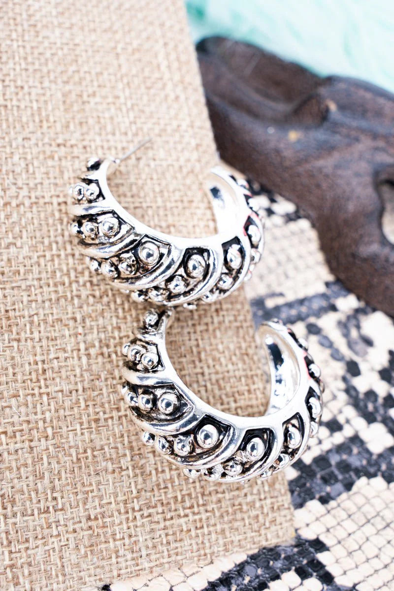 Silver Rigged Earrings