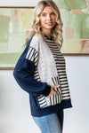 Blissful Navy & Stripe