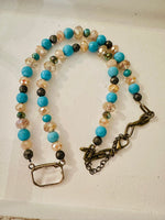 Ocean Blue Necklace Rockin The Lace Boutique