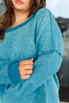 Ocean's Apart Mineral Wash Pullover Womens Ave Shops