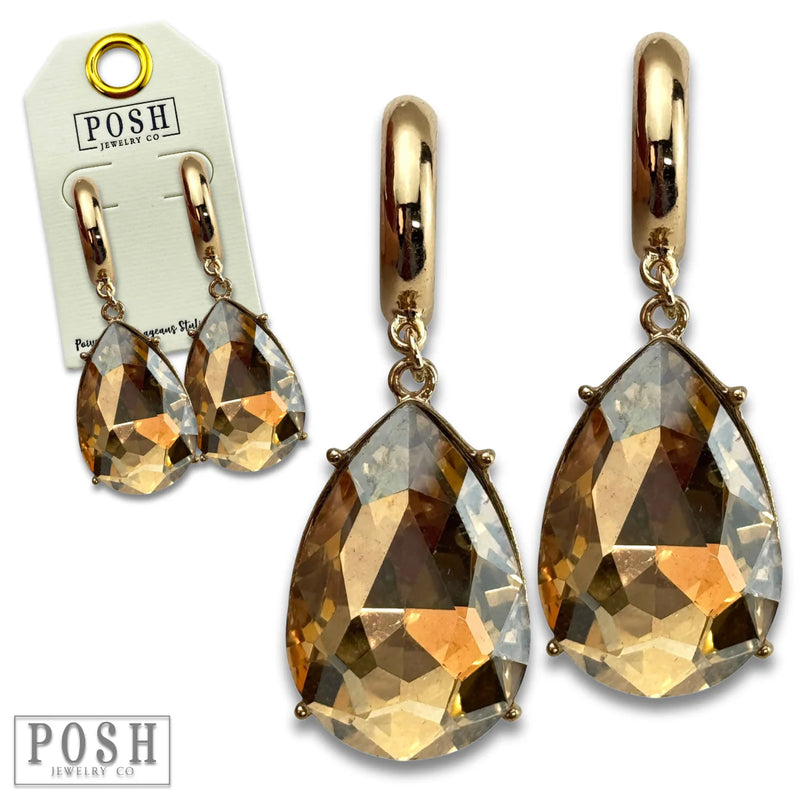 Always In Charge Earrings - Bronze