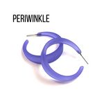 Keira Frosted Hoop Earrings