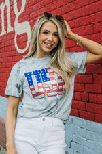 USA Sequin Tee