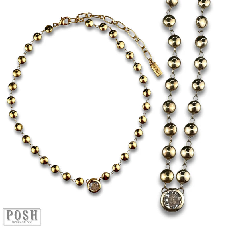 In The Mist Of Things  Necklace - Gold