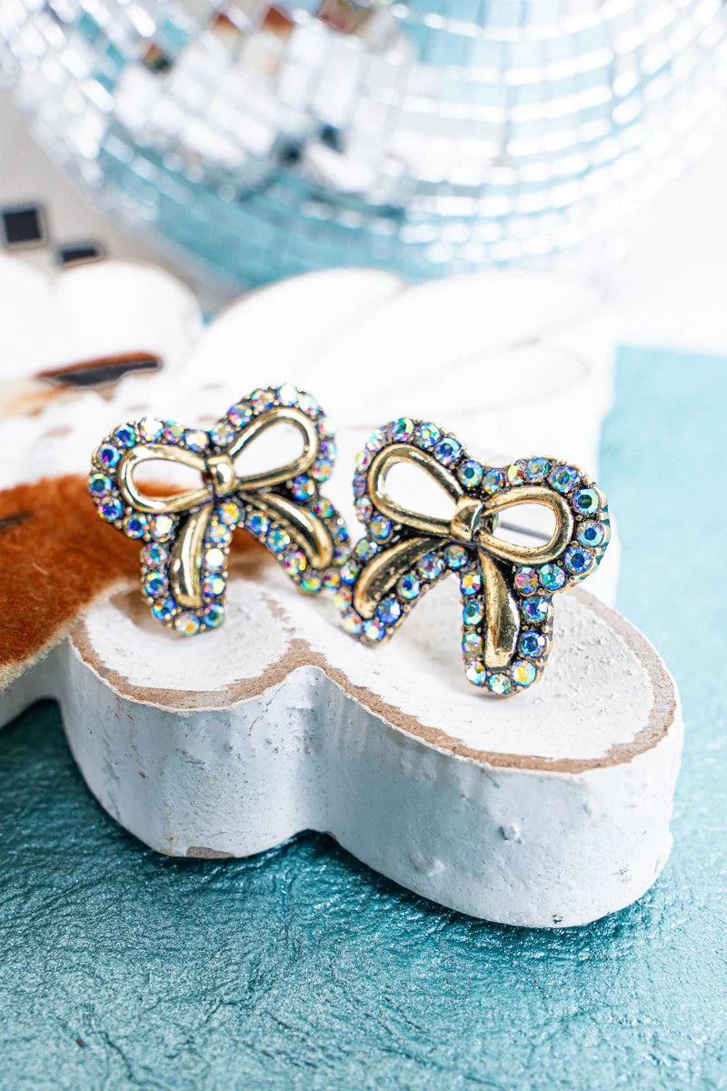 Navajo Rhinestone Bow Studs